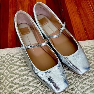Dolce Vita Reyes Ballet Flats - silver, size 9